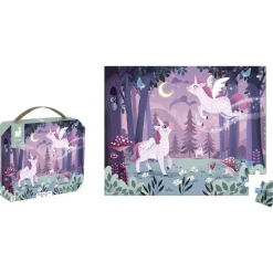 Janod Coffret puzzles 54 pièces Licorne^Enfant Puzzles Bébés Et Enfants