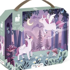 Janod Coffret puzzles 54 pièces Licorne^Enfant Puzzles Bébés Et Enfants