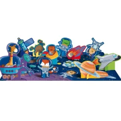 Sassi Coffret Qbox puzzle 40 pièces et livre : l'espace^Enfant Puzzles Bébés Et Enfants