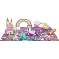 Sassi Coffret Qbox puzzle 40 pièces et Livre : Les licornes^Enfant Puzzles Bébés Et Enfants