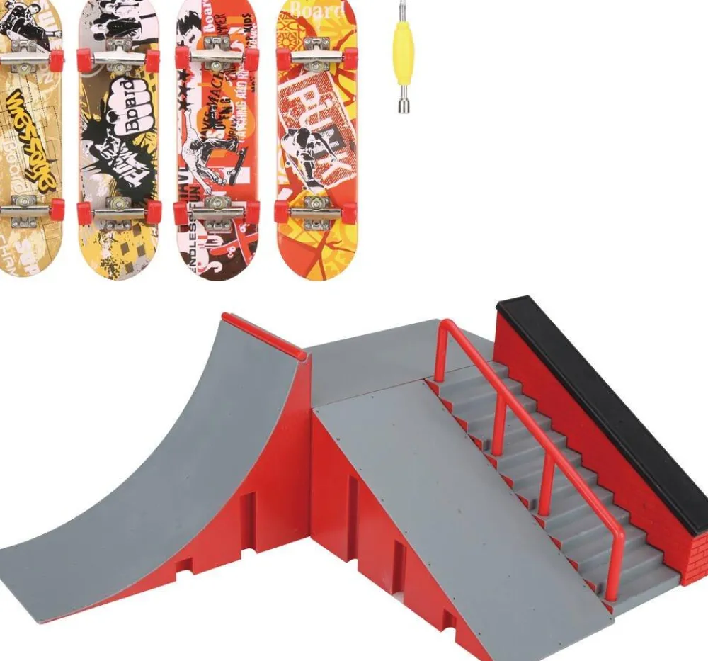 TEAM City Coffret Skatepark et mini skate^ Le Sport, Les Loisirs Et Les Vacances