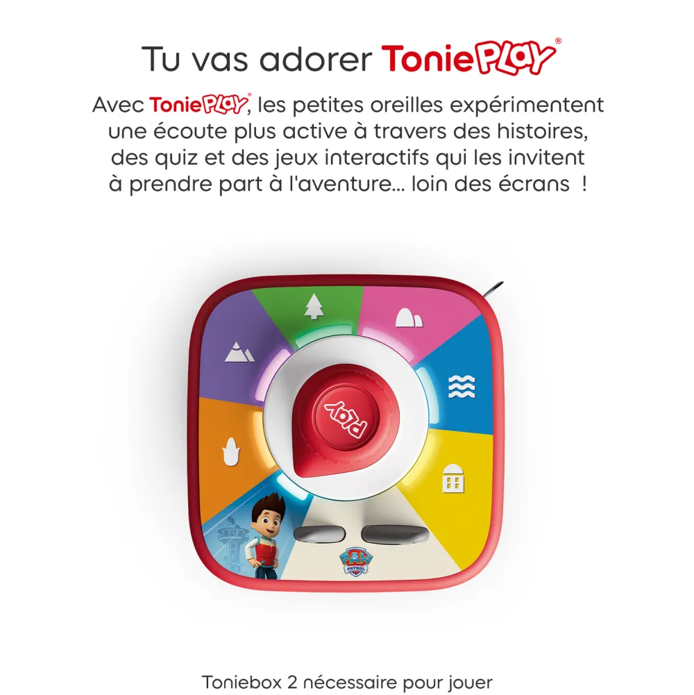 tonies Coffret Tonieplay - Les héros de la Grande Vallée à la rescousse - La Pat Patrouille^ Ordinateurs Et Tablettes Éducatives