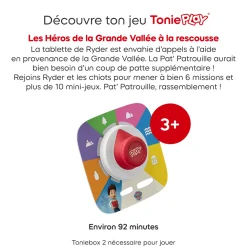 tonies Coffret Tonieplay - Les héros de la Grande Vallée à la rescousse - La Pat Patrouille^ Ordinateurs Et Tablettes Éducatives