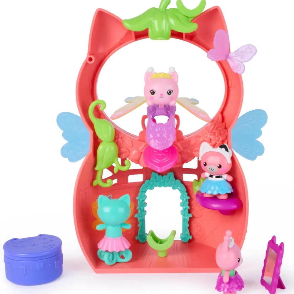 Spin Master Coffret transformaton poupée féérique - Gabby et la Maison Magique Fairylandia^ Mini-Univers