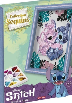 Lansay Collection De Séquins - Stitch Angel^ Sables, Paillettes Et Mosaïques