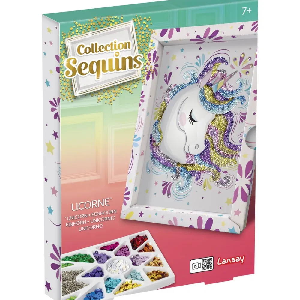 Lansay Collection Sequins Licorne^ Sables, Paillettes Et Mosaïques