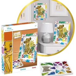 Lansay Collection sequins Simba - Le Roi Lion^ Sables, Paillettes Et Mosaïques