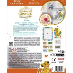 Lansay Collection sequins Simba - Le Roi Lion^ Sables, Paillettes Et Mosaïques