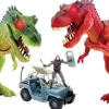 TEAM City Combat De Dinosaures T Rex Articulés Avec Effets Sonores Et Lumineux^ Les Dinosaures Et La Préhistoire