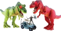 TEAM City Combat De Dinosaures T Rex Articulés Avec Effets Sonores Et Lumineux^ Les Dinosaures Et La Préhistoire