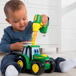 Varta Construis Ton Tracteur Johnny - 15 Pièces Faciles À Assembler Avec Visse^ Véhicules Agricoles Et De Chantier