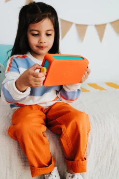 LUNII Coque de protection orange^ Ordinateurs Et Tablettes Éducatives