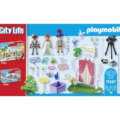 Playmobil Couple de mariés et appareil photo City Life 71367^ Le Sport, Les Loisirs Et Les Vacances