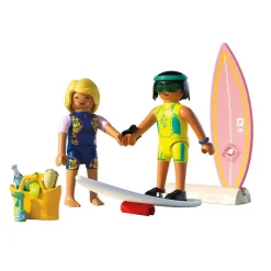Playmobil Cours de surf à la plage, 2 personnages My Life 71907^ Le Sport, Les Loisirs Et Les Vacances