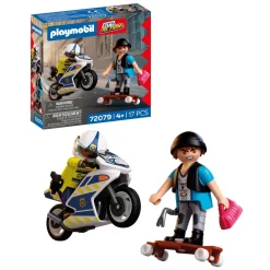 Playmobil Course-poursuite en moto - City Action 72079^ La Ville, La Police Et Les Secours