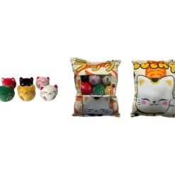 WTT Coussin Kawai - 6 mini Maneki Neko^ Gadgets Et Produits Fun