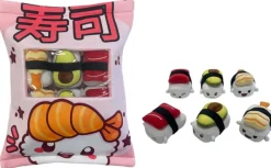 WTT Coussin Kawai - 6 mini sushi^ Gadgets Et Produits Fun