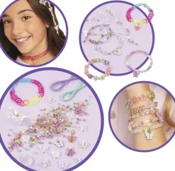 Lansay Création De Bijoux Papillons - Make It Real^ Perles, Bijoux Et Perles À Repasser