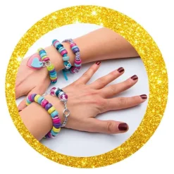 Clementoni Crazy Chic - Bracelets Multicolores De^ Perles, Bijoux Et Perles À Repasser