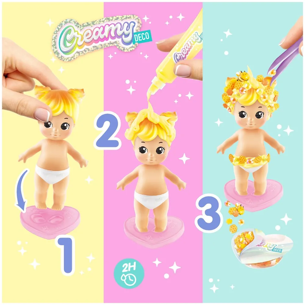 Canal Toys Creamy déco baby Pack de 1 baby série 1^ Mini-Univers