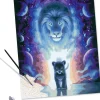 Ravensburger CreArt - peinture au numéro XL Lion - Jojoesart edition^ Peinture
