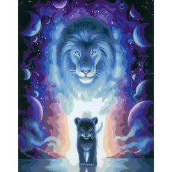 Ravensburger CreArt - peinture au numéro XL Lion - Jojoesart edition^ Peinture