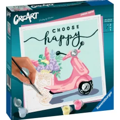 Ravensburger Creart Carré - Choose Happy^ Peinture