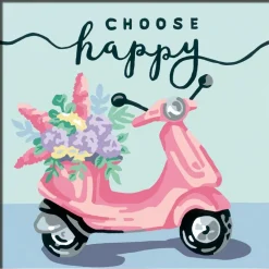 Ravensburger Creart Carré - Choose Happy^ Peinture