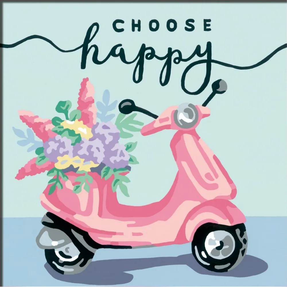 Ravensburger Creart Carré - Choose Happy^ Peinture