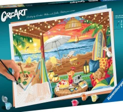 Ravensburger CreArt Peinture aux numéros XL Cozy Cabana^ Peinture