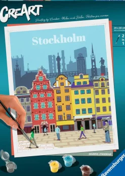 Ravensburger CreArt Peinture aux numéros Stockholm 24x30 cm^ Peinture