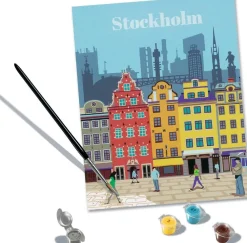 Ravensburger CreArt Peinture aux numéros Stockholm 24x30 cm^ Peinture