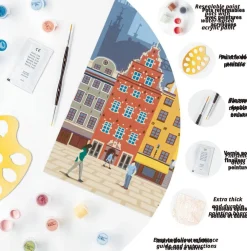 Ravensburger CreArt Peinture aux numéros Stockholm 24x30 cm^ Peinture