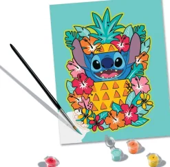 Ravensburger CreArt Peinture aux numéros Stitch ananas 24x30 cm^ Peinture
