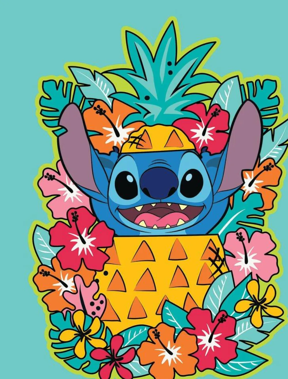 Ravensburger CreArt Peinture aux numéros Stitch ananas 24x30 cm^ Peinture