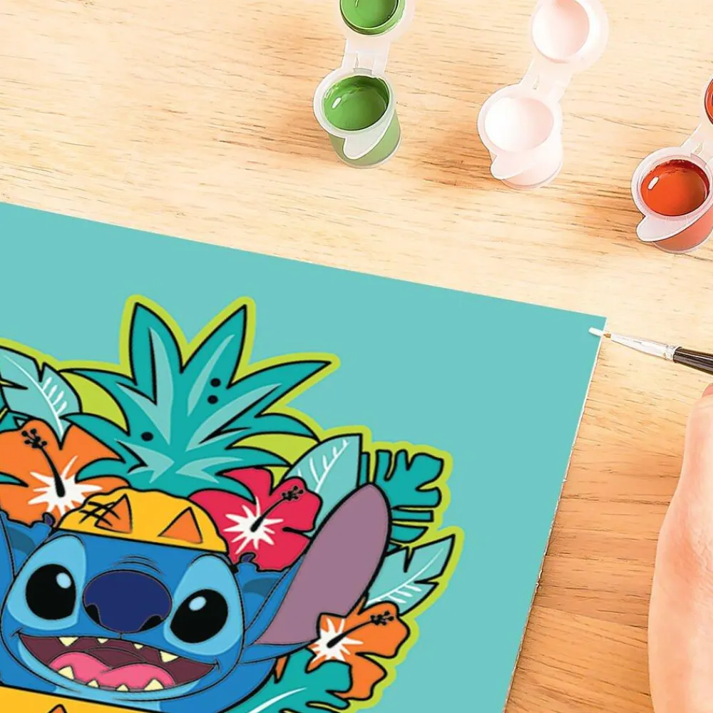 Ravensburger CreArt Peinture aux numéros Stitch ananas 24x30 cm^ Peinture