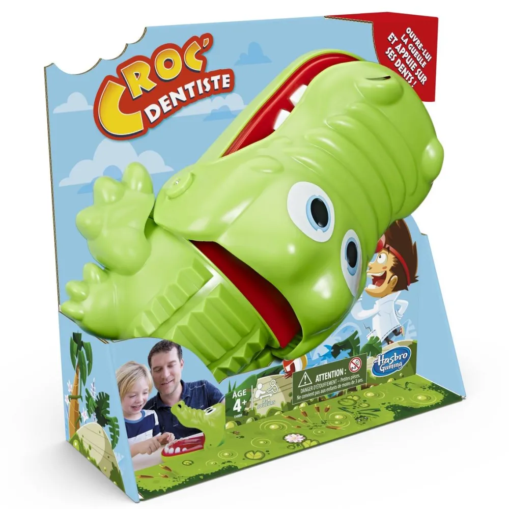 Hasbro Gaming Croc' Dentiste^ Jeux D'Action Et D'Adresse