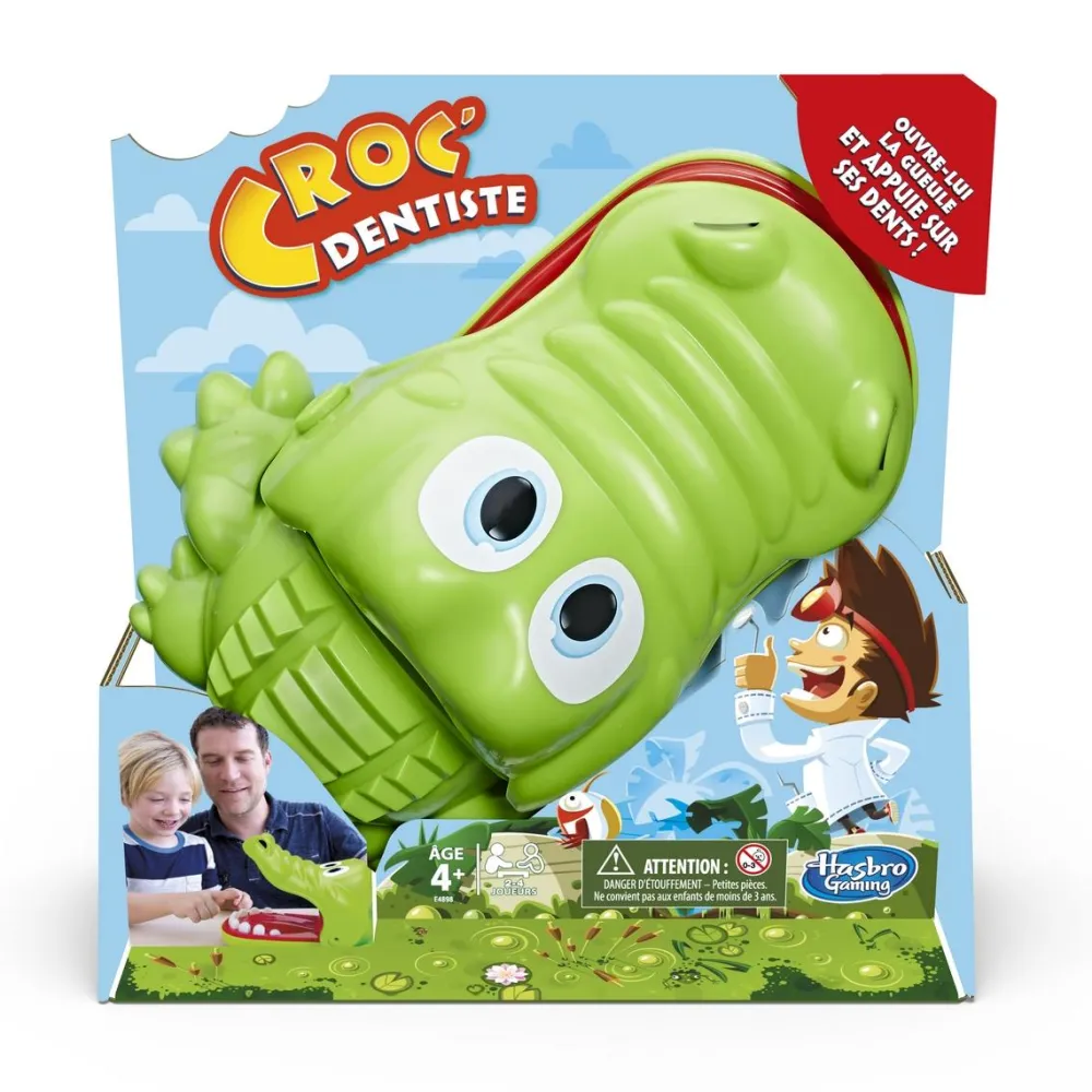 Hasbro Gaming Croc' Dentiste^ Jeux D'Action Et D'Adresse