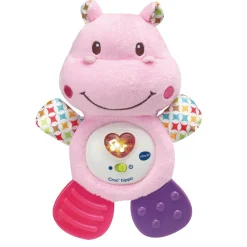 VTech Croc' hippo rose^ Doudous|Peluches Musicales Et Lumineuses