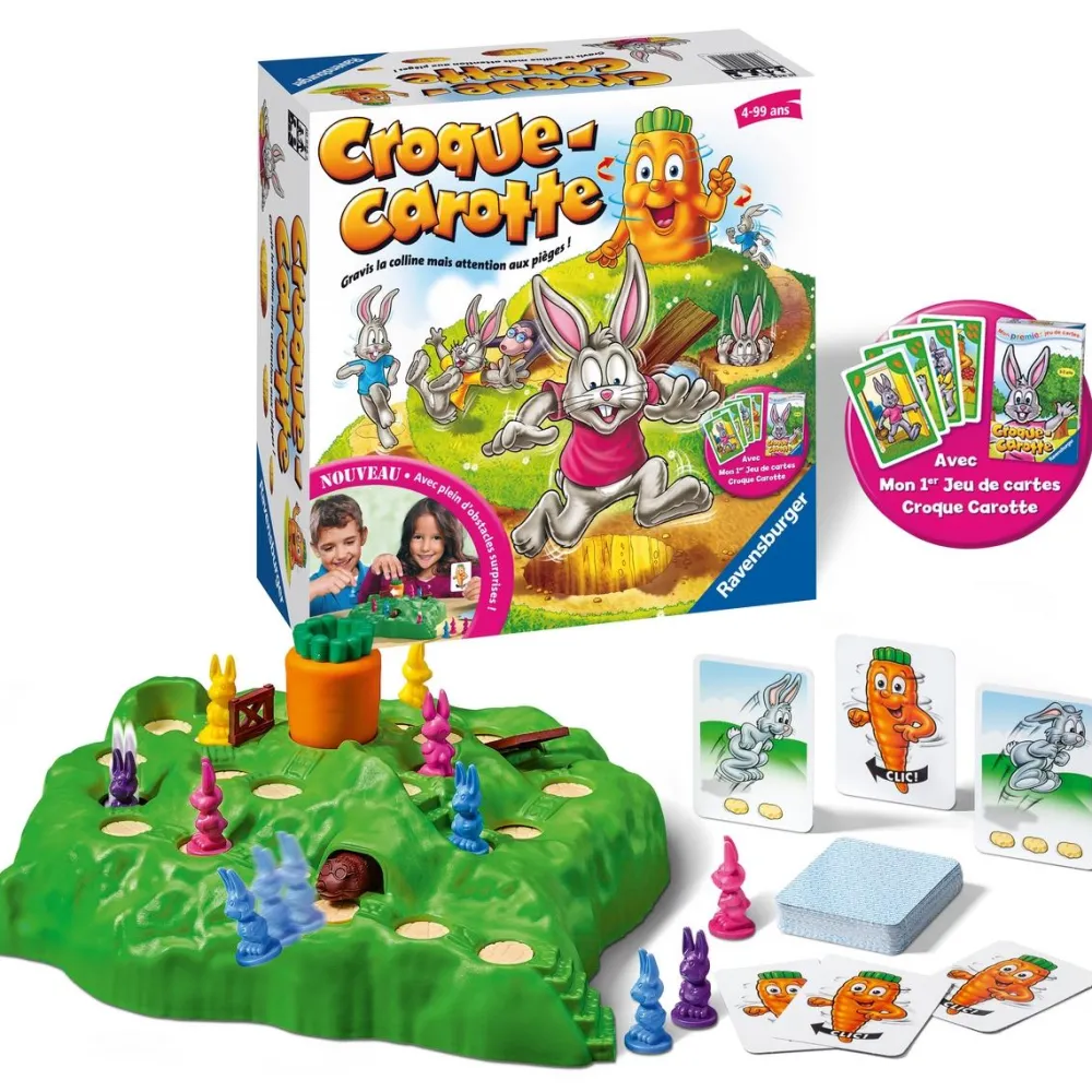 Ravensburger Croque carotte jeu de cartes^ Jeux D'Action Et D'Adresse