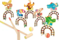 Janod Croquet Grand Huit Applepop^ Maisons, Toboggans Et Jeux D'Extérieur