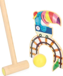 Janod Croquet Grand Huit Applepop^ Maisons, Toboggans Et Jeux D'Extérieur