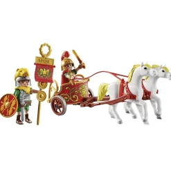 Playmobil César avec char et chevaux Astérix 71543^ Les Héros Et Personnages