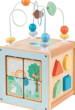 L'Atelier du bois Cube D'activités En Bois -^ Tapis, Portiques Et Tables D'Activités