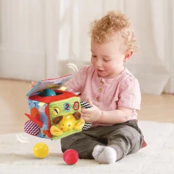 Varta Cube interactif éveil sensoriel^ Boîtes À Formes|Jouets D'Éveil Électroniques