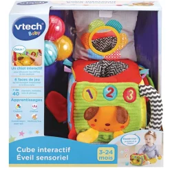 Varta Cube interactif éveil sensoriel^ Boîtes À Formes|Jouets D'Éveil Électroniques