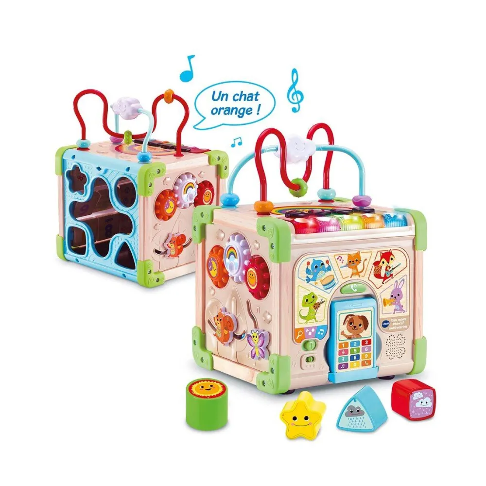 Varta Cube nature interactif multi-activités^ Tapis, Portiques Et Tables D'Activités