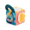 Ludi Cube Tissu feuilles^ Hochets Et Jouets D'Activités|Jouets À Encastrer Et À Empiler