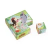 Janod Cubes animaux de la ferme^Enfant Puzzles Bébés Et Enfants