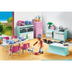 Playmobil Cuisine avec ilôt central My Life 71608^ La Ville, La Police Et Les Secours